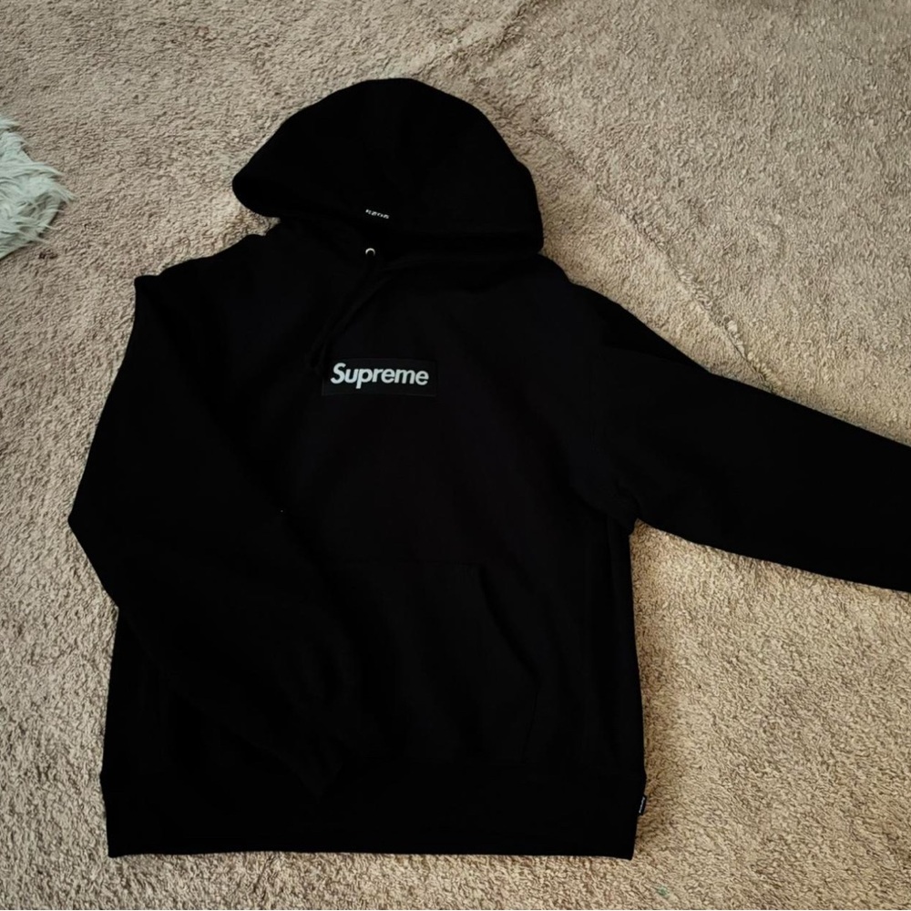 Supreme Black Hoodie YR 23